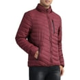 thumbnail image 5 of INSPIRE CHIC Hooded Puffer Jackets for Men's Winter Warm Zipper Detachable Hood Padded Coat, 5 of 6