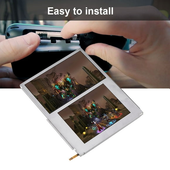 Qiilu Screen Replacement Parts for Nintendo,Replacement Top & Bottom LCD Display Screen Repair Part for Nintendo 2DS, Screen Replacement Parts