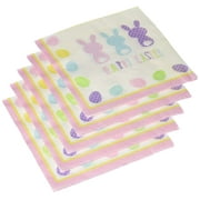 Cottontails Pastel Dots Bunny Rabbit Easter Holiday Party Paper Luncheon Napkins