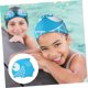 thumbnail image 2 of Silicone Swim Cap Swimming Cap for Cartoon Swimming Cap Silicone Swimming Cap Swimming Hat Fish Shape Swim Cap,Blue, 2 of 4