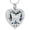 Silver, variant on Butterfly Heart Urn Necklace for Ashes Abalone Stone Heart Memorial Pendant Funeral Keepsake Loved Ones for Women Ashes Cremation Jewelry for Women