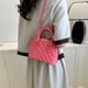 thumbnail image 3 of Bolso de mano para mujer, Bolso de cuero PU, Bolso de mano elegante Simple, bandolera (rosa), 3 of 6