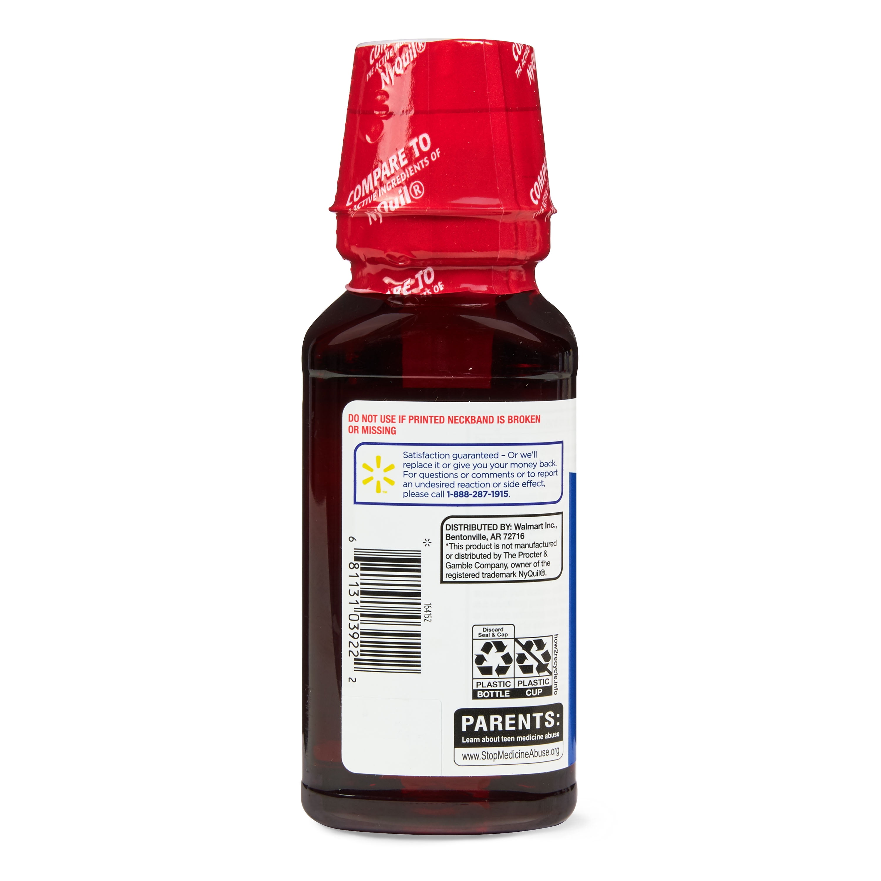 Buy Equate Nighttime Cold and Flu Relief Liquid, Cherry Flavor, 8 fl oz