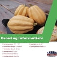 thumbnail image 2 of Harris Seeds Baked Potatoes F1 Acorn Squash, Bush-Type Winter Variety, 250 Count, 2 of 7