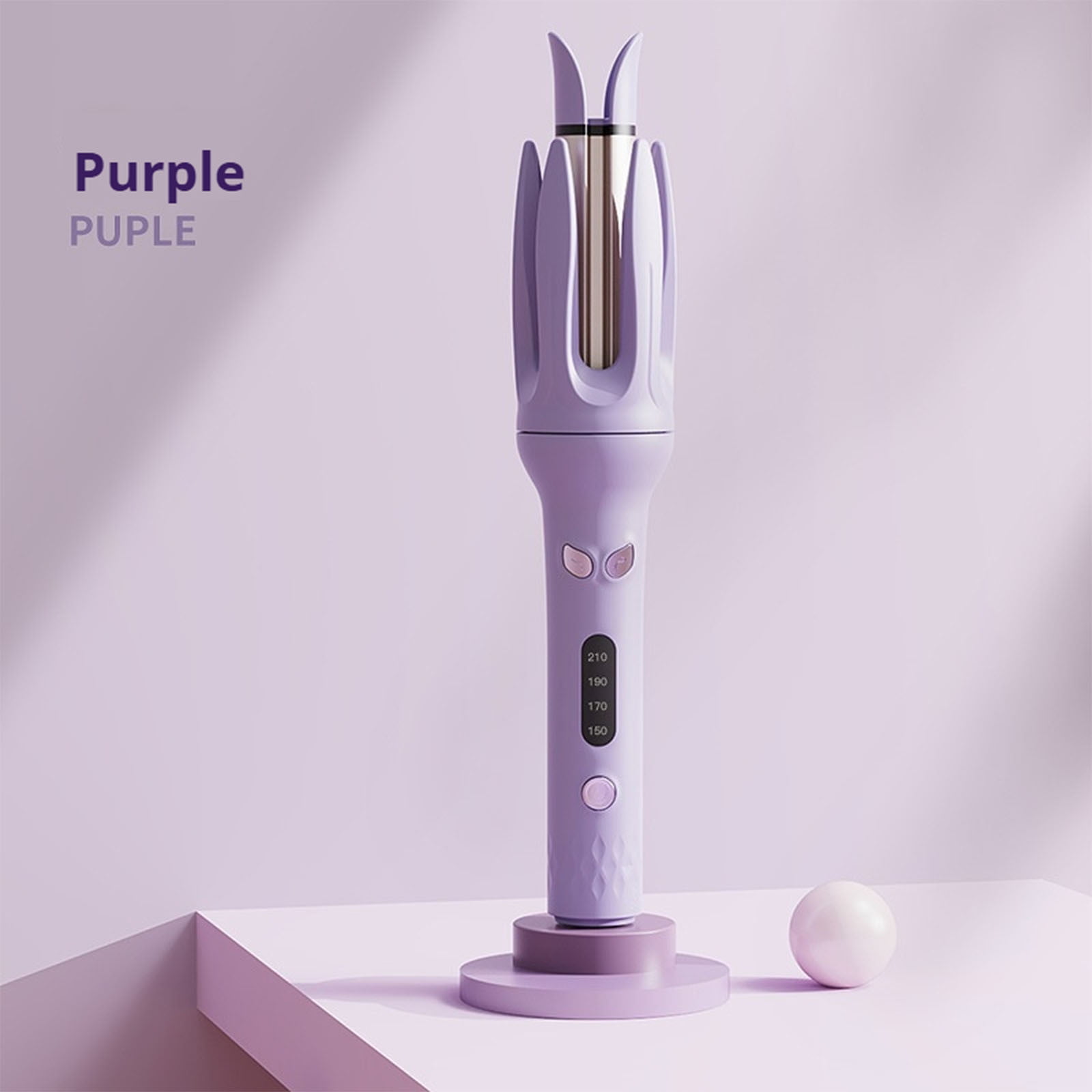 sdhkgrrt Automatic Hair Curling Wand, Fully Automatic Curling Iron, Smart Hair Curler For Beginners, Lazy Rotating Curling Stick, Temperature Controlled Curling Wand
