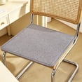 thumbnail image 5 of Chair Cushions with Straps Non Slip Cotton Linen Summer Squares 16x16 Inch for Dining Room Kitchen Chair, 5 of 6
