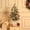 Elk Pattern Planter, variant on 3ft 2-Pack Pre-Lit Christmas Trees, 78 Warm LEDs Elk Pattern Planter Holiday Decor