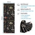 thumbnail image 2 of Colorful Mushroom Sketch Light Pattern Hot Yoga Mat Towel Non Slip for Hot Yoga - Quick-Drying Yoga Mat Cover with 4 Corner Pockets with Travel Bag - Hot Yoga Towel Non Slip 74"x26", 2 of 6