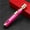 Hot Pink, variant on Hot Pink Refillable Triple Jet Flame Butane Lighter Rose Red With Visual Window Portable Windproof Metal