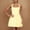 *Yellow, variant on ClodeEU Women's Halter Neck A-Line Mini Dress,Casual Solid Swing Dress Black,Women's Plus L