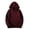 Wine, variant on SBYOJLPB Women's Long Sleeved Sweatshirts Casual Hoodie with Pocket Top Hooded Sweatshirt