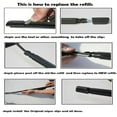 thumbnail image 4 of 2pcs 28IN Car Frame Windshield Wiper Blades Refills Windshield Replacement Strip, 4 of 9