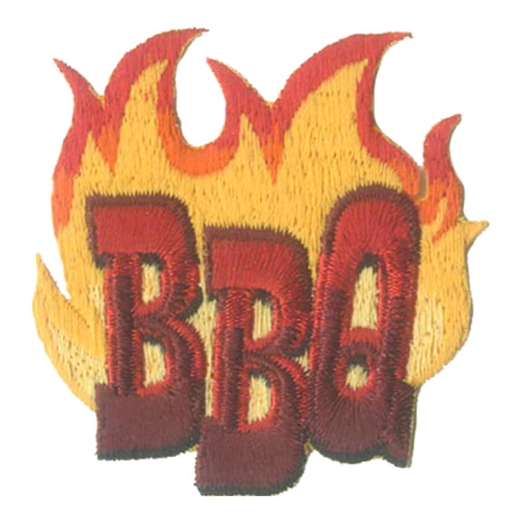 12 pieces 2" Custom Activity Scouts Applique Fun Patches - Bbq Patch