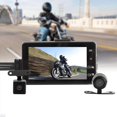 thumbnail image 3 of Motocicleta 3 '' LCD + 140  degree Cámara impermeable dual Soporte Grabación de sincronización de video Cola Grabadora de cámara de motocicleta, 3 of 8