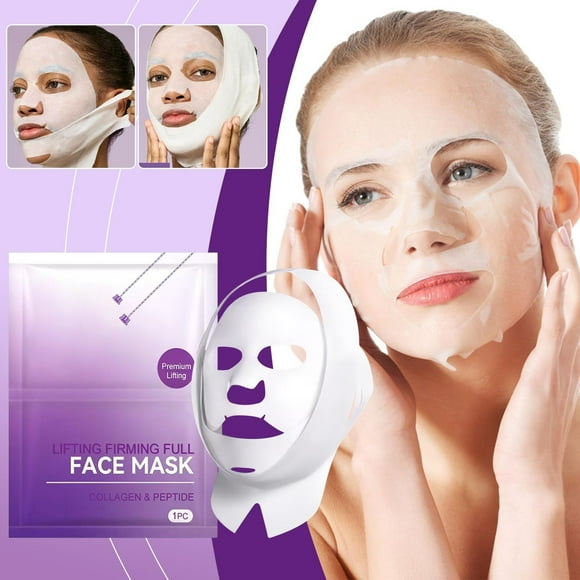 Savings! Gspmoly Facial Mask for Glowing Skin, Full Face Lifting Facial Mask for Skin Care Moisturizing and Firming 4Pc 112Ml Hydrating Facial Mask