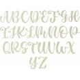 thumbnail image 4 of Unfinished Wood 15'' Casking Cream Letter M, Craft Wall Hanging, 4 of 5