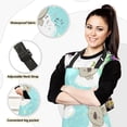 thumbnail image 2 of Kigai Blue Cute Koala Oven Mitts and Pot Holders with Chef Apron,Set of 5 Heat Resistant Kitchen Gloves and Silicone Non-Slip Potholders Adjustable Neck Buckle Chef Apron, 2 of 6