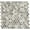 Nia, variant on Pixie Wave Blue 3/4-in Penny Round Fabric Look Matte Glass Mosaic Wall and Floor Tile