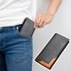 thumbnail image 3 of Cartera de cuero para hombre con bloqueo RFID, gran capacidad, estilo vintage, plegable, para viajes y negocios., 3 of 4