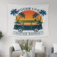 thumbnail image 1 of Tapestry Pogue Life Outer Banks para pared, 150 x 90 cm, microtela, 1 of 2