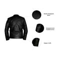 thumbnail image 7 of NomiLeather lambskin leather jacket men – black leather jacket and leather jackets for men BLACK XX-Large, 7 of 7