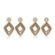 thumbnail image 4 of Pendientes retro occidentales sweethay joyería bohemio geométrico estilo rombo, 4 of 6
