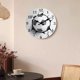 thumbnail image 4 of Reloj de pared de madera de 30 cm con personalidad | Reloj decorativo silencioso y moderno | Decoración para el hogar multicolor y duradera | Fácil montaje para sala de estar, dormitorio y oficina, 4 of 6