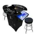 thumbnail image 2 of Creative Arcades 2 Player Tall Pub Table Arcade with Trackball | Blackjack Edition | 412 Classic Games | 22" LCD Screen | Includes 2 Tall Stools, 2 of 3