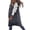Dark Gray, variant on Ladies Padded Gilet Longline ed Jacket Quilted Winter Wear Long ed Side Split Puffer Long Body-Warmer Coat Padded Gilet For Women Casual Soild Longline Waistcoat
