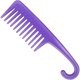 thumbnail image 1 of wonim44 Wapodeai Wide Tooth Comb Detangling Hair Brush, Premium Care Handgrip Comb, Apply to For Curly, Wet, Dry, Thick Hair Etc. (Purple), 1 of 1