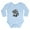 Sky Blue, variant on CafePress - Kiniart Silver Schnauz Long Sleeve Infant Bodysuit - Long Sleeve Cotton Baby Bodysuit