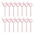 thumbnail image 1 of 25 Pcs Pailles Réutilisables en Plastique pour Café et Cocktails, 1 of 8
