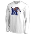 thumbnail image 2 of Men's White Memphis Tigers Primary Logo Long Sleeve T-Shirt, 2 of 3