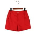 thumbnail image 5 of iHPH7 Cargo Shorts Women, Booty Shorts for Women, Cotton Shorts for Woman, High Waisted Shorts Women, Summer Shorts for Women, Red S, 5 of 9