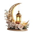 thumbnail image 3 of Decoración acrílica para Ramadán, soporte de escritorio plano 2D para coleccionar obras de arte con base estilo A, 3 of 9