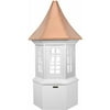 Good Directions Smithsonian Chesapeake Vinyl Cupola with Copper Roof - 60" Sq x 88"H