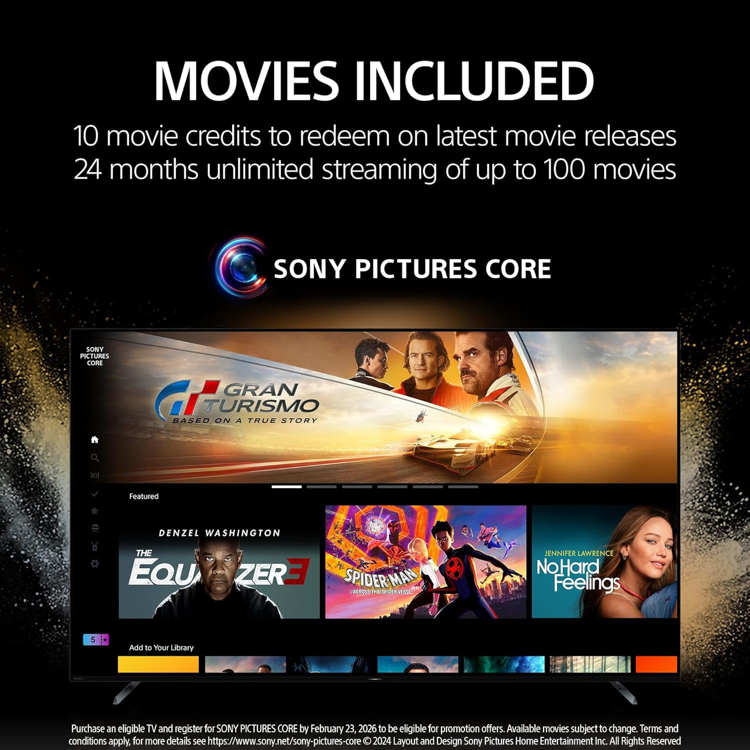 Sony K65XR90 65 Inch XR90 Series Bravia Mini LED HDR QLED 4K Google TV with an Austere 7S-PS4-US1 4-Outlet Power with Omniport USB (2024)