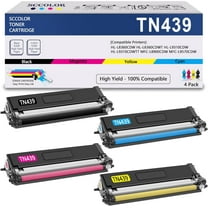 TN-439 TN439 Toner Cartridge High Yield Replacement for TN439BK TN439C TN439Y with for TN439M HL-L8260CDW HL-L8360CDW MFC-L8610CDW HL-L9310CDW Printer