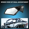 thumbnail image 3 of X3 Side Mirrors, A & UTV PRO X3 Racing Mirrors for Can am Maverick X3 Max Turbo R 2017 2018 2019 2020 2021 2022 2023 2024 Adjustable Breakaway X3 Mirrors Accessories, Replace OEM #715002898, 3 of 8