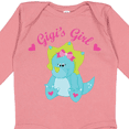 thumbnail image 4 of Inktastic Gigi's Girl dinosaur Girls Long Sleeve Baby Bodysuit, 4 of 5