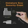 thumbnail image 6 of Nano USB C Fingerprint Reader for Windows 10/11 Hello - USB Type C Security Key Biometric Scanner Sensor Dongle Module for Instant Access, Password-Free Login, Sign-in, Lock, Unlock PC & Laptops, 6 of 8