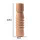 thumbnail image 4 of Molinillo de pimienta o sal de madera de acacia de cintura recta, molinillo manual de especias, 4 of 5