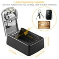 thumbnail image 3 of Imountek 2Pcs Key Lock Box, Wall Mounted Keys Storage Lock Box with 4 Digits Combination Resettable Codes, 3 of 12