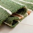 thumbnail image 5 of SAFAVIEH Striped Kilim Zaman Striped Area Rug, Green/Natural, 5' x 8', 5 of 11