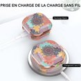 thumbnail image 5 of Funda para Samsung Galaxy Buds Pro & Live & 2, elegante funda rígida de TPU a prueba de golpes para mujeres y niñas (Mandala, con correa), 5 of 5