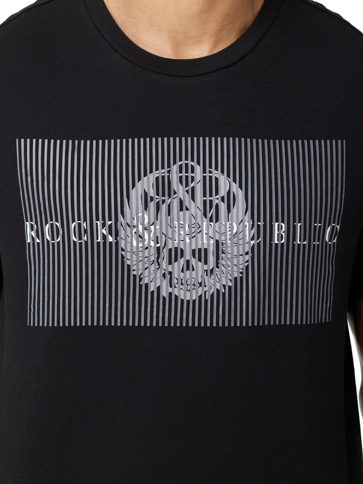 Rock & Republic Men's Short Sleeve Logo Tee