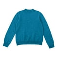 thumbnail image 7 of Knit Sweaters for Women Crewneck Loose Long Sleeve Winter Warm Wool Knit Pullover Tops Cozy Tunic Sweater Sky Blue 2XL, 7 of 7