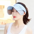 thumbnail image 6 of Fgnfyis Adjustable Sun Visor Hat with Retractable Brim for Outdoor Beach Sports and Casual Wear Blue One Size, 6 of 6