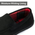 thumbnail image 4 of Ravelier Men's Moccasin Slippers with Flannel Lining, 4 of 6