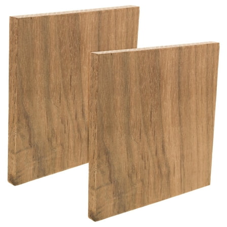 OULII 2pcs Wood Blanks Unfinished Hardwood Planks Wood Carving Blocks Drawing Painting Engraving for Carving Crafting